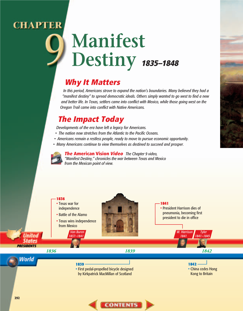 Chapter 9: Manifest Destiny, 1835-1848