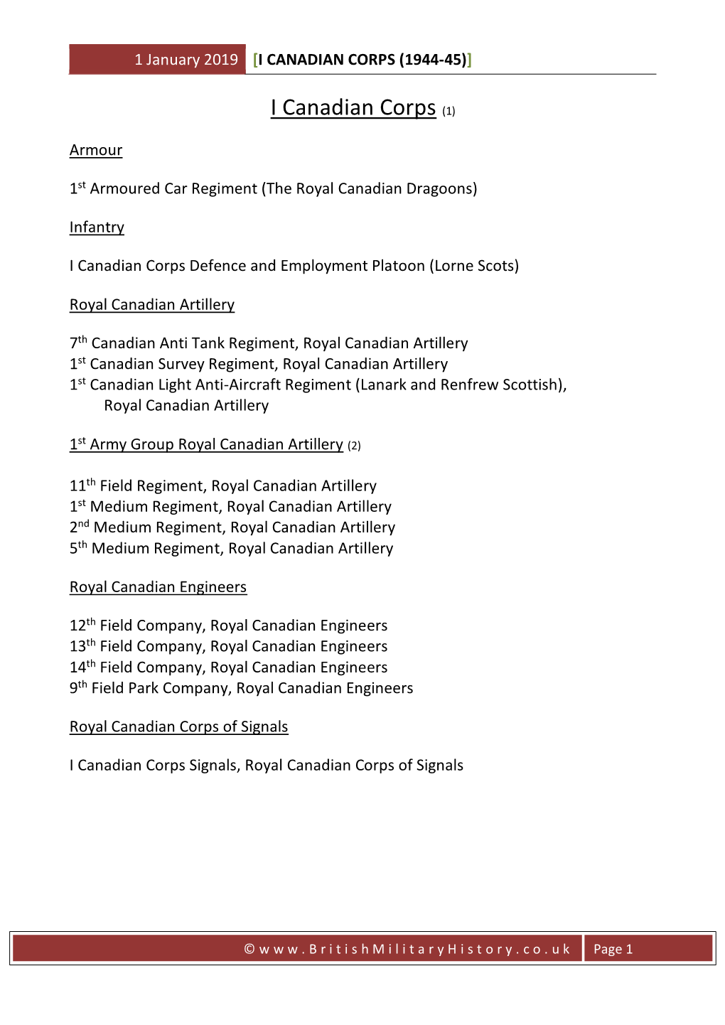 I Canadian Corps (1944-45)]