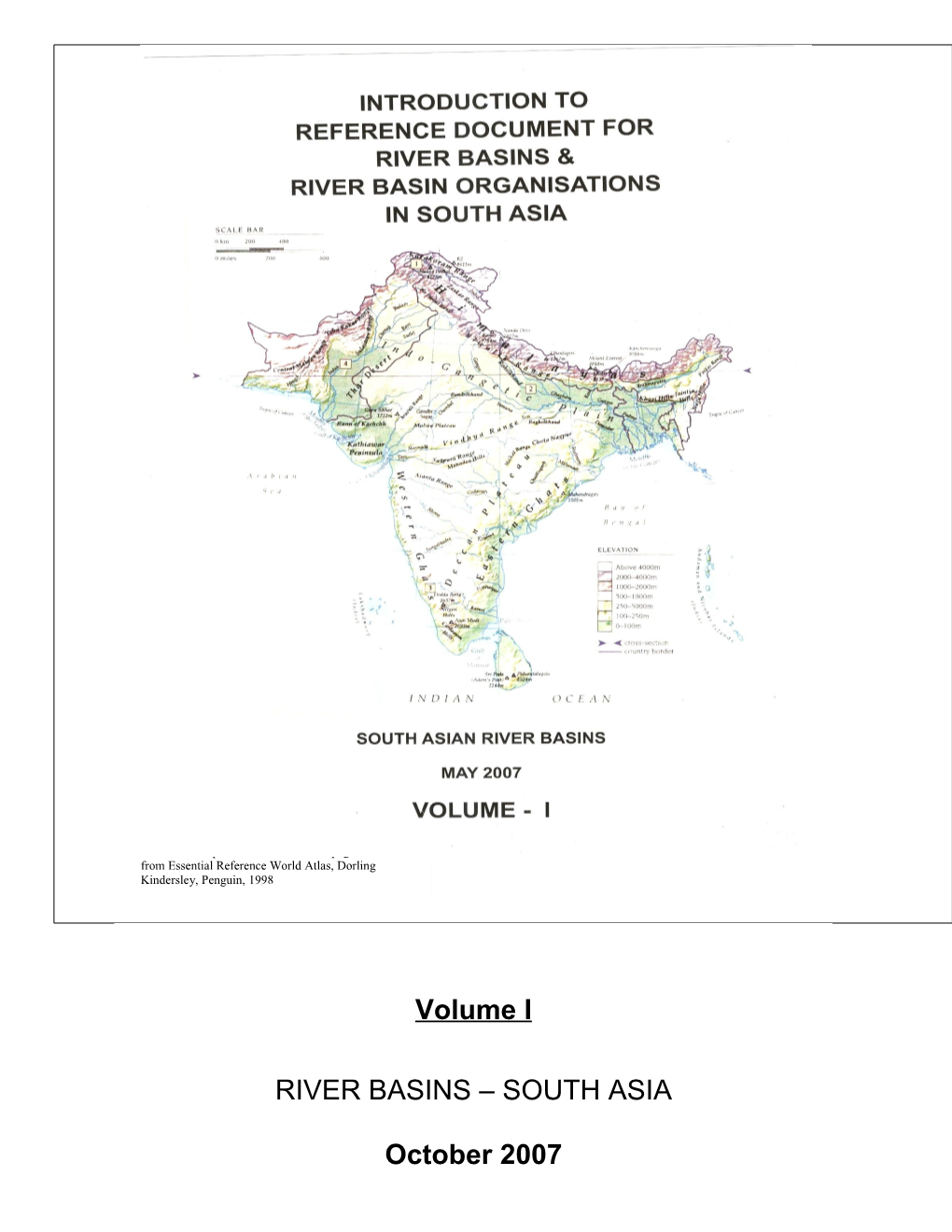 Volume I RIVER BASINS – SOUTH ASIA October 2007