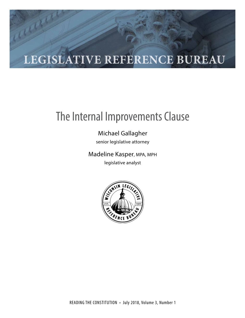 The Internal Improvements Clause