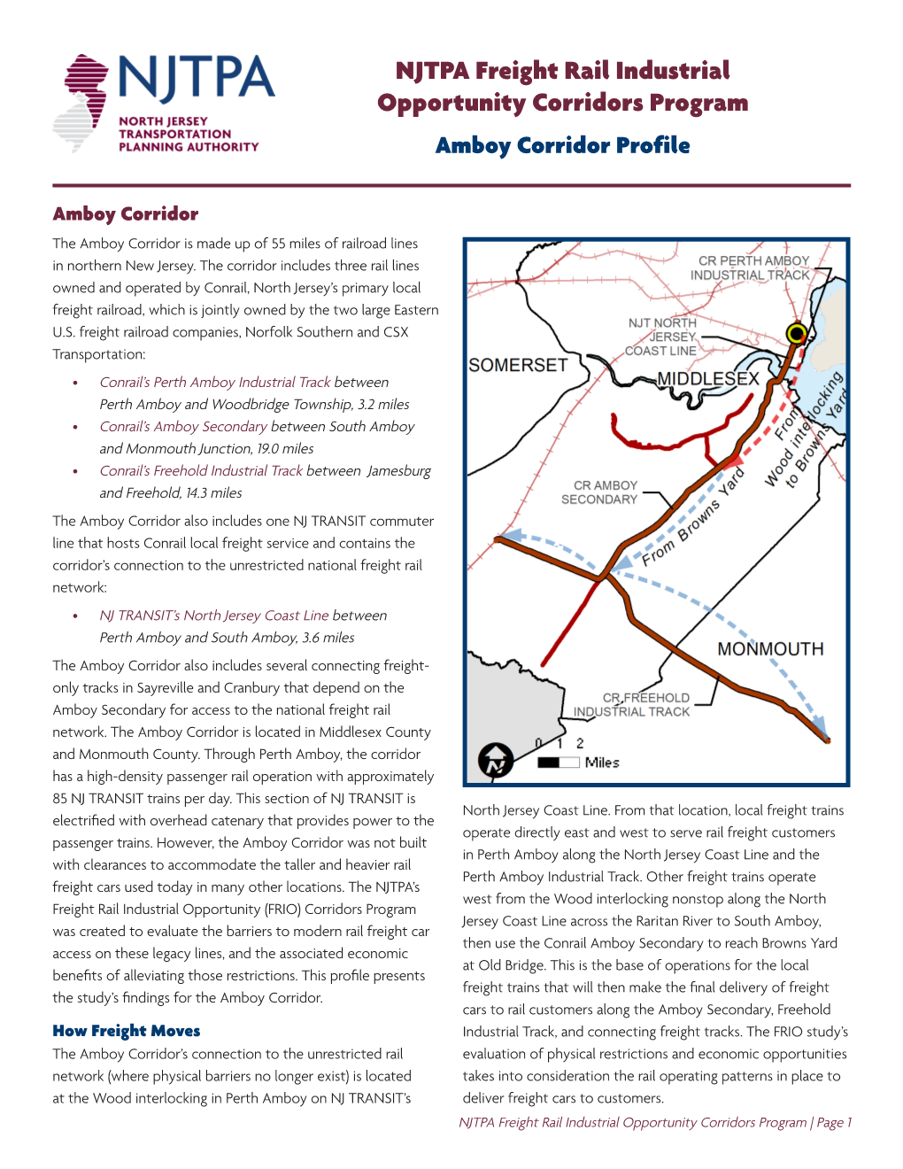 Amboy Corridor Profile to 6.7 Million People