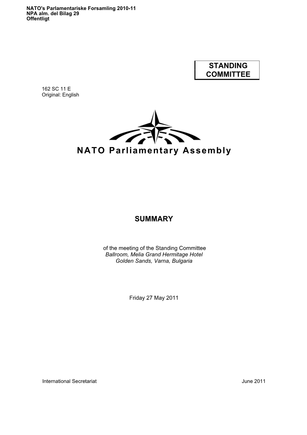 NATO Parliamentary Assembly