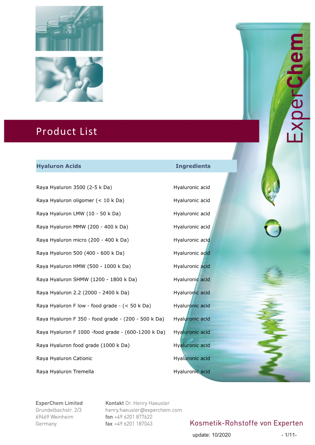 Product List