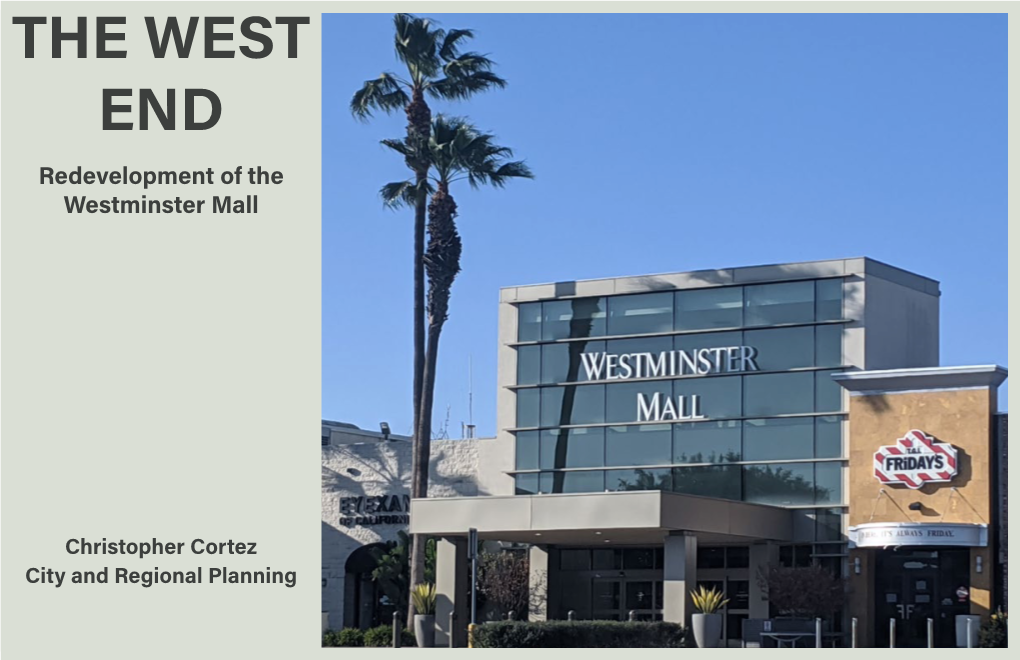 Redevelopment of the Westminster Mall