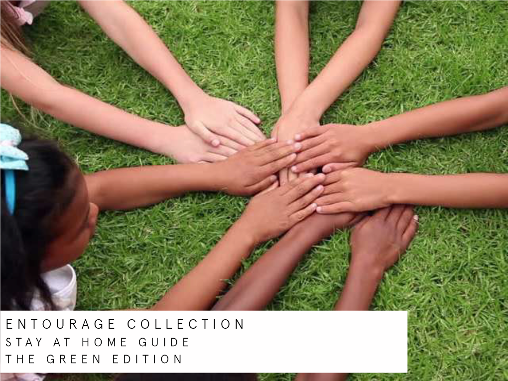 Entourage Collection Stay at Home Guide the Green Edition Our Favourite 1