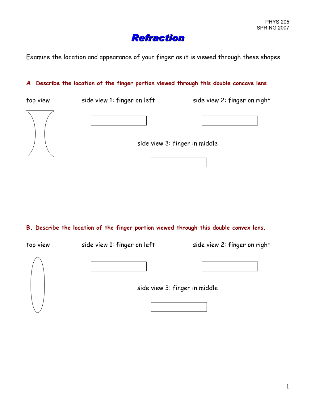 Measuring the Index of Refraction