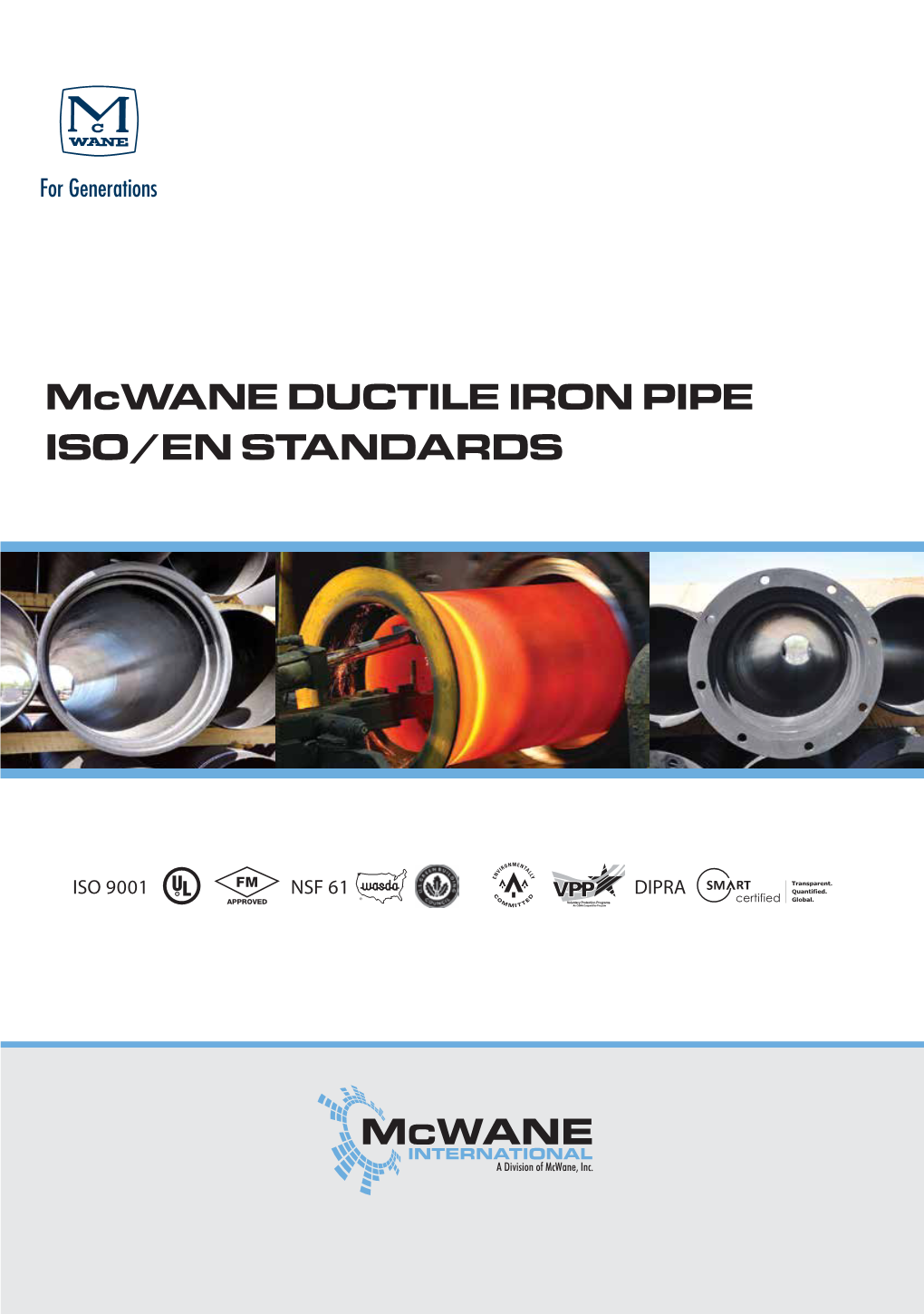 Mcwane Ductile Iron Pipes Are Offered with Various Coatings and Linings As Detailed Below