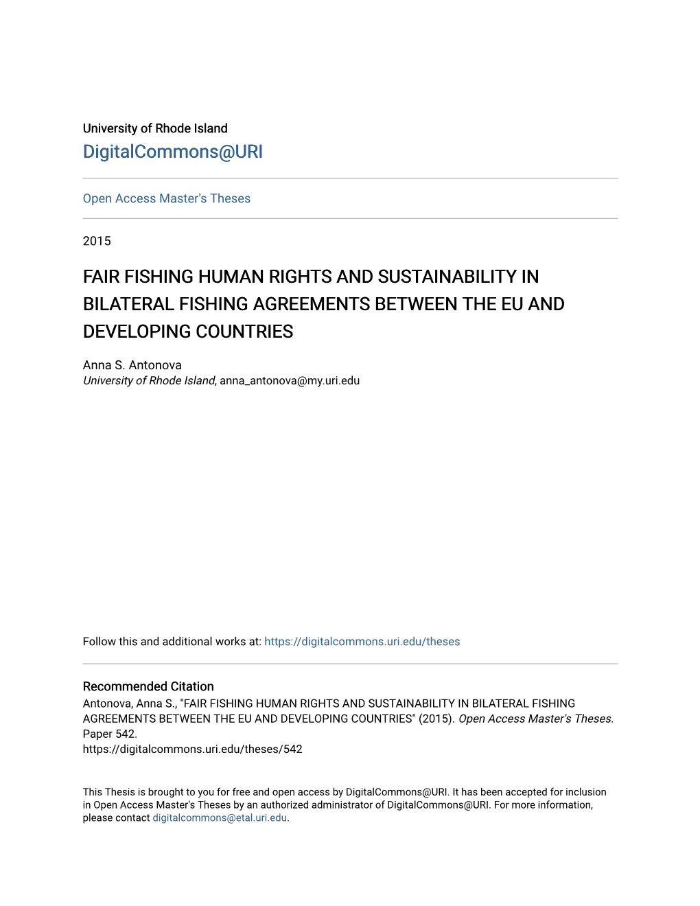 Fair Fishing Human Rights and Sustainability in Bilateral Fishing Agreements Between the Eu and Developing Countries