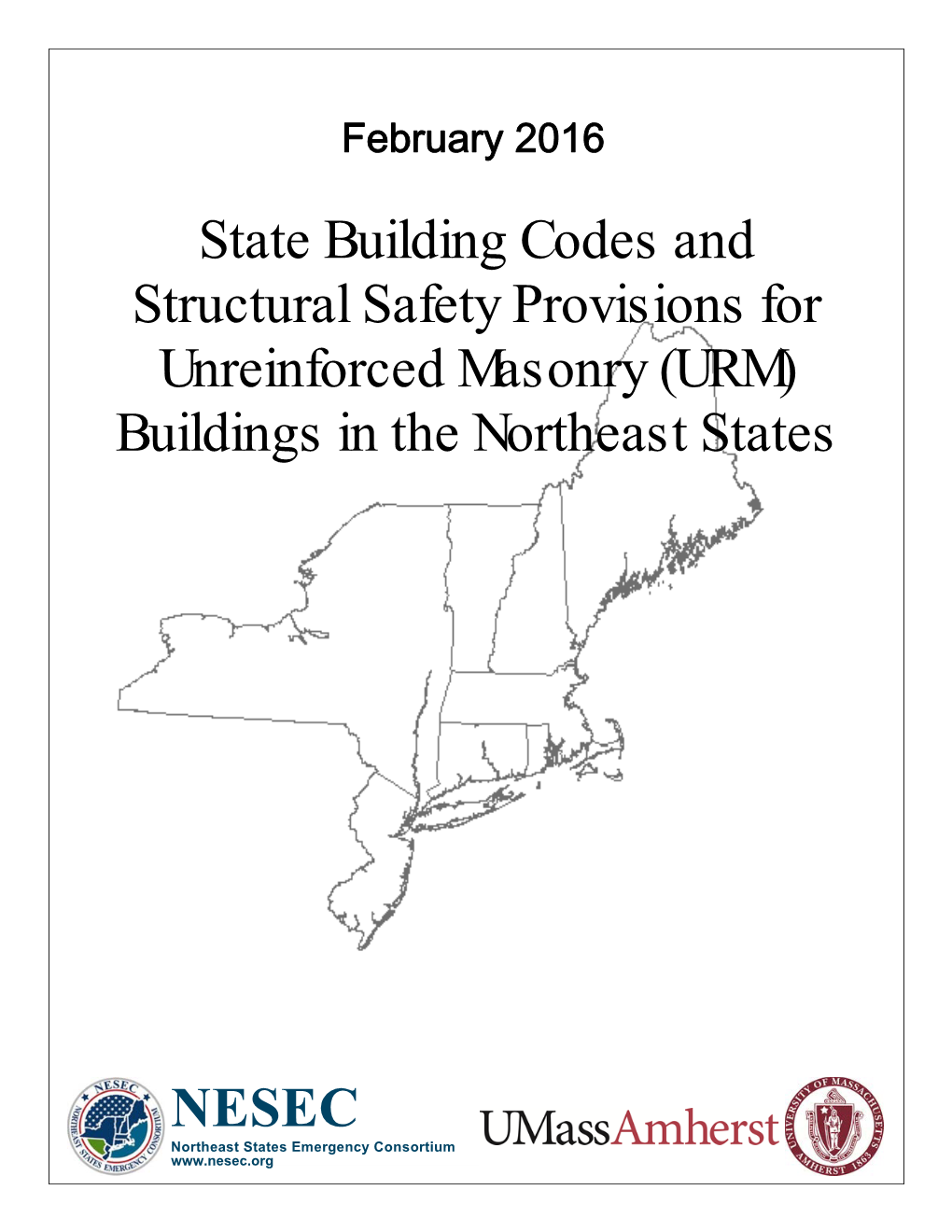 State Building Codes and Structural Safety Provisions for URM
