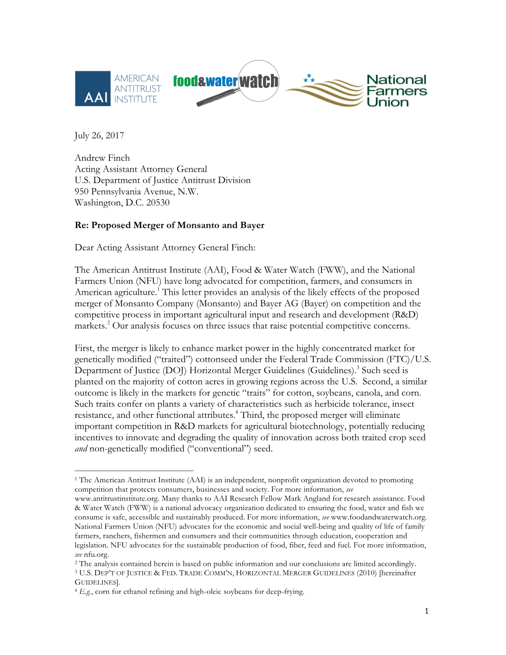 White Paper Monsanto Bayer 7.26.17