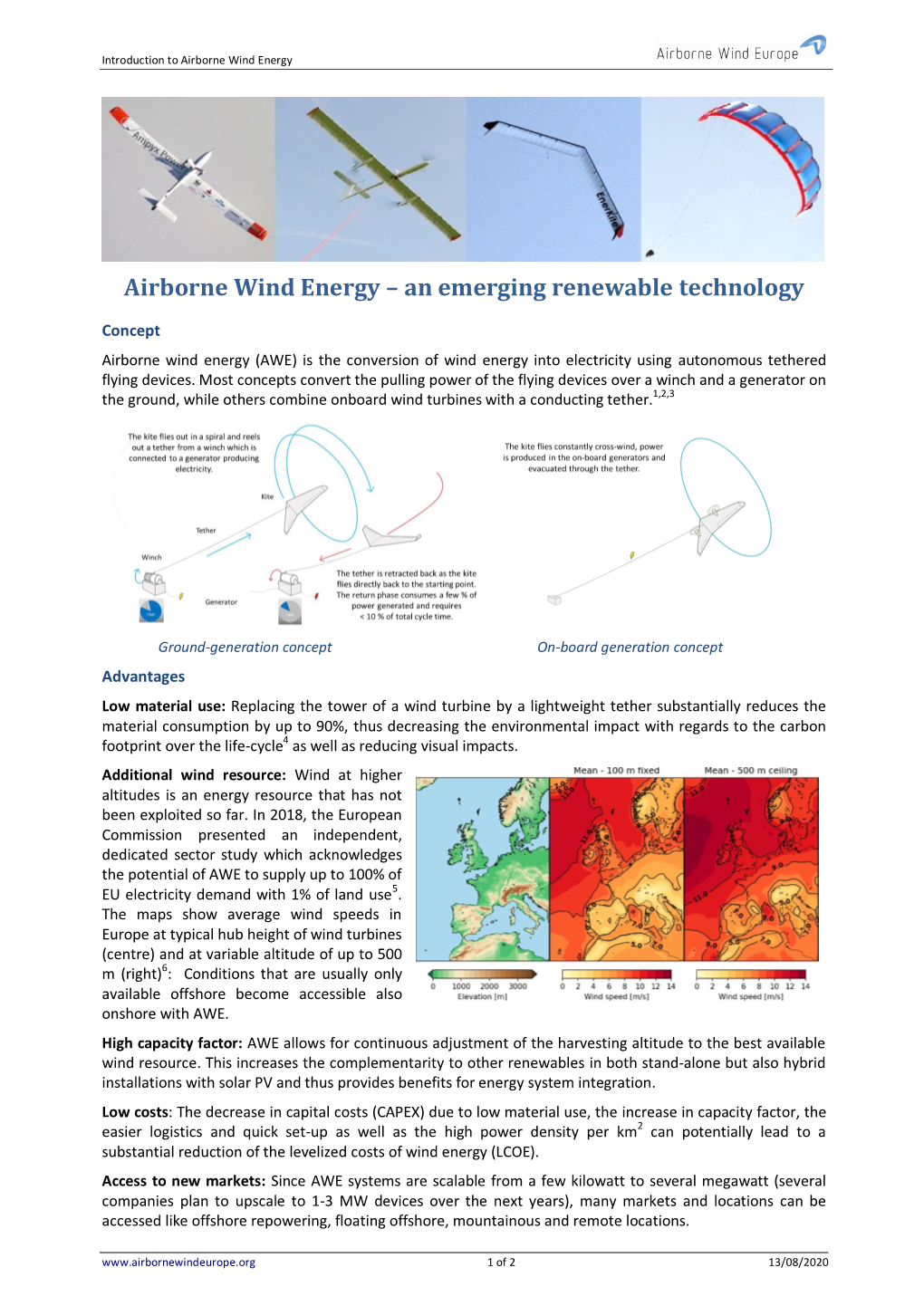 Introduction Airborne Wind Energy