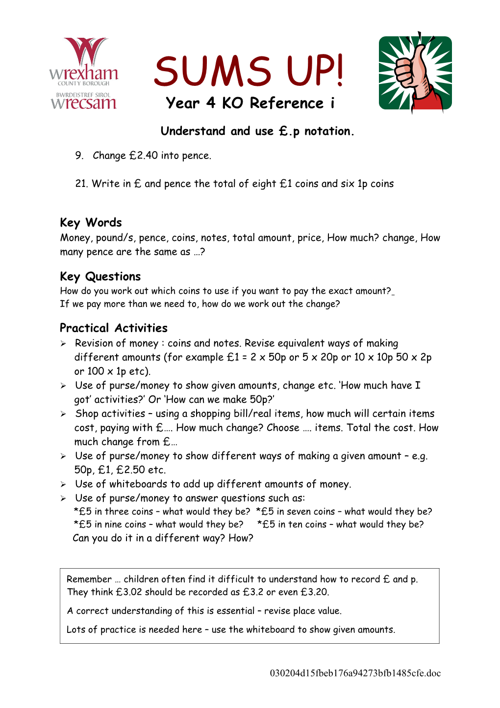 Understand and Use .P Notation