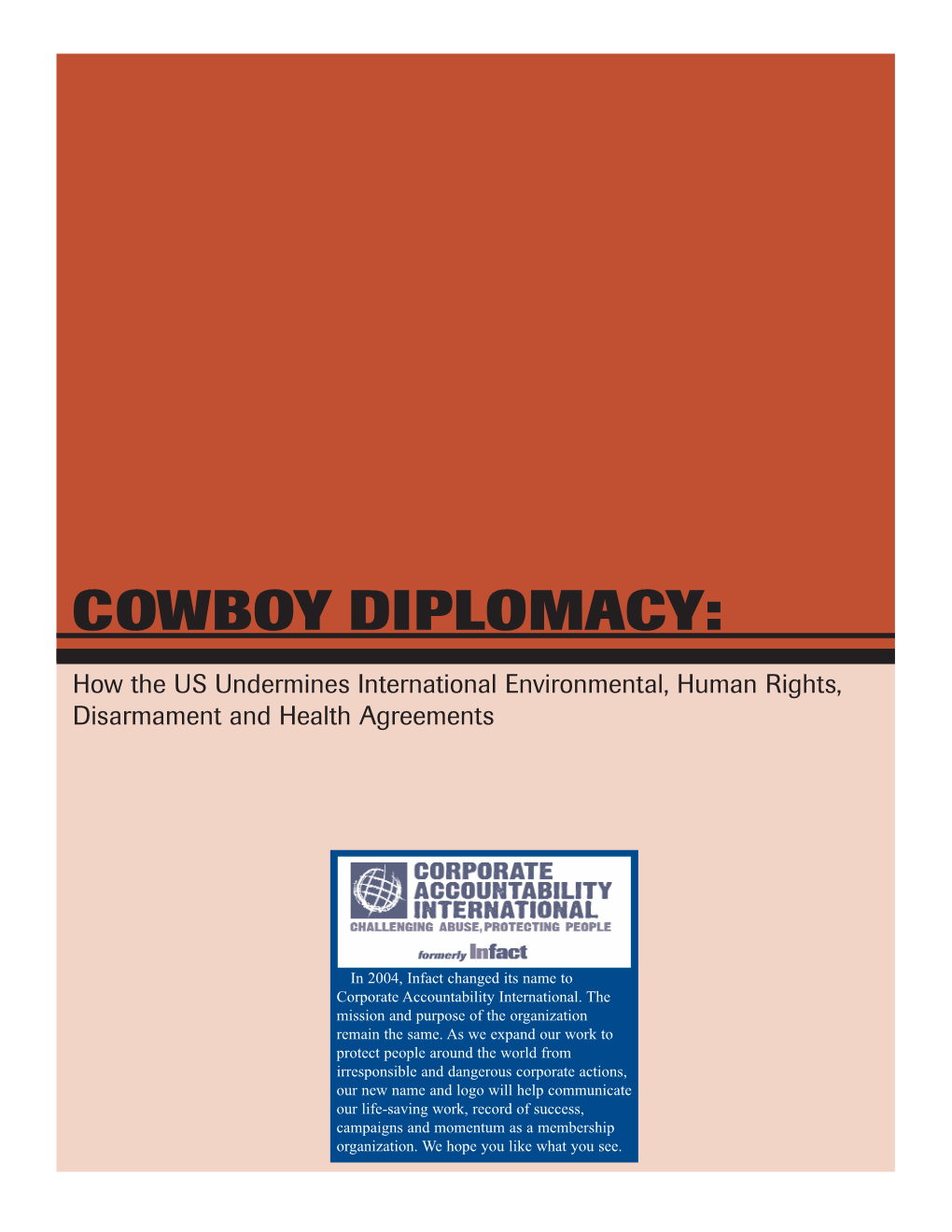 Cowboy Diplomacy