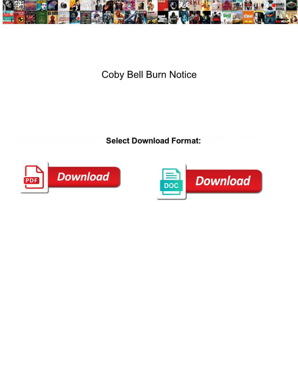 Coby Bell Burn Notice