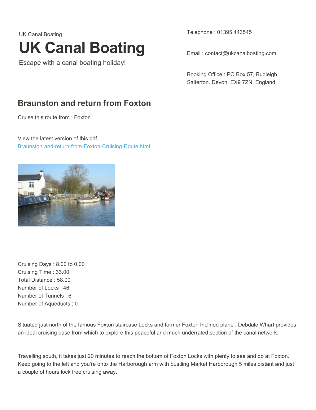 Braunston and Return from Foxton | UK Canal Boating