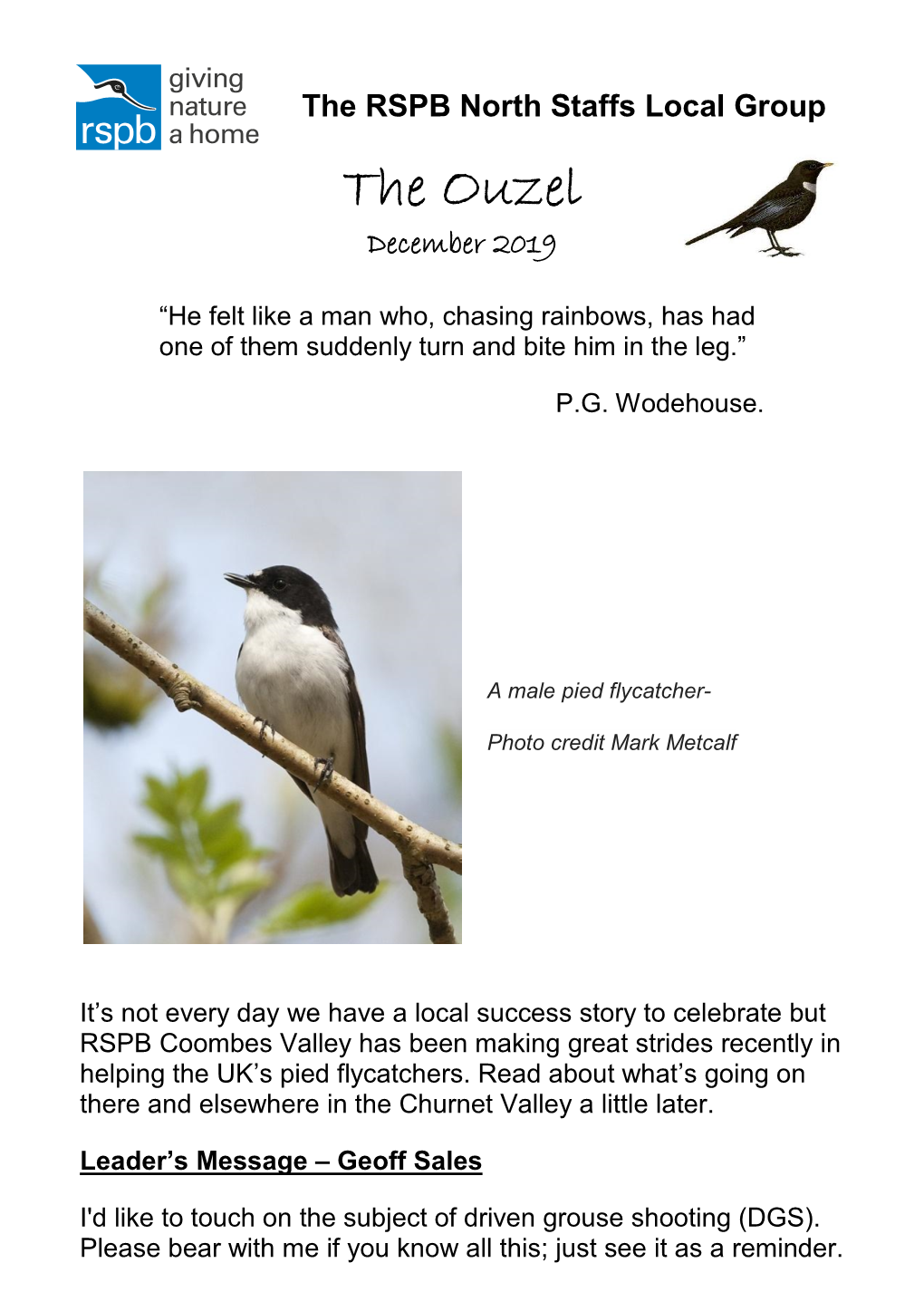 The Ouzel December 2019