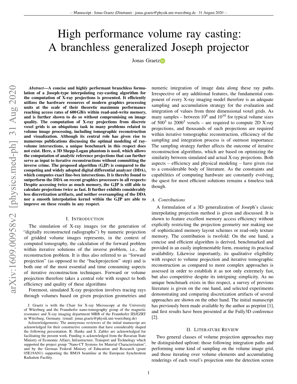 High Performance Volume Ray Casting:A Branchless Generalized