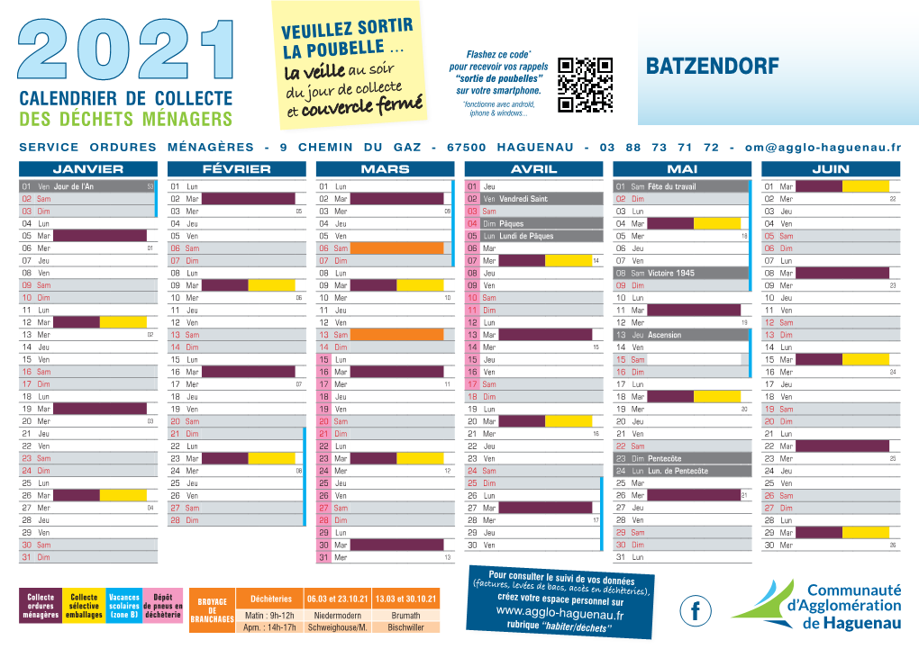 Calendrier 2021 OM Batzendorf