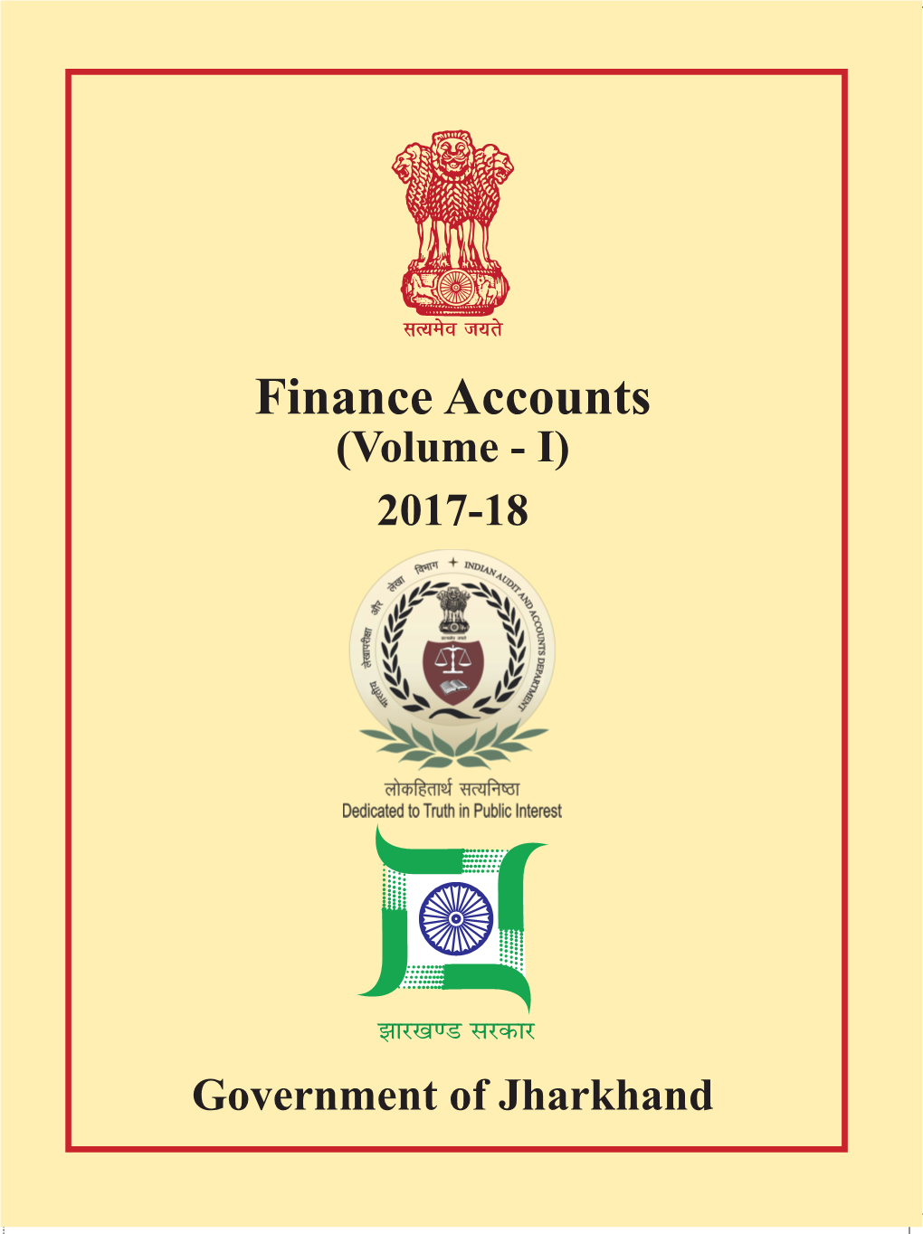 Finance Accounts (Volume - I)