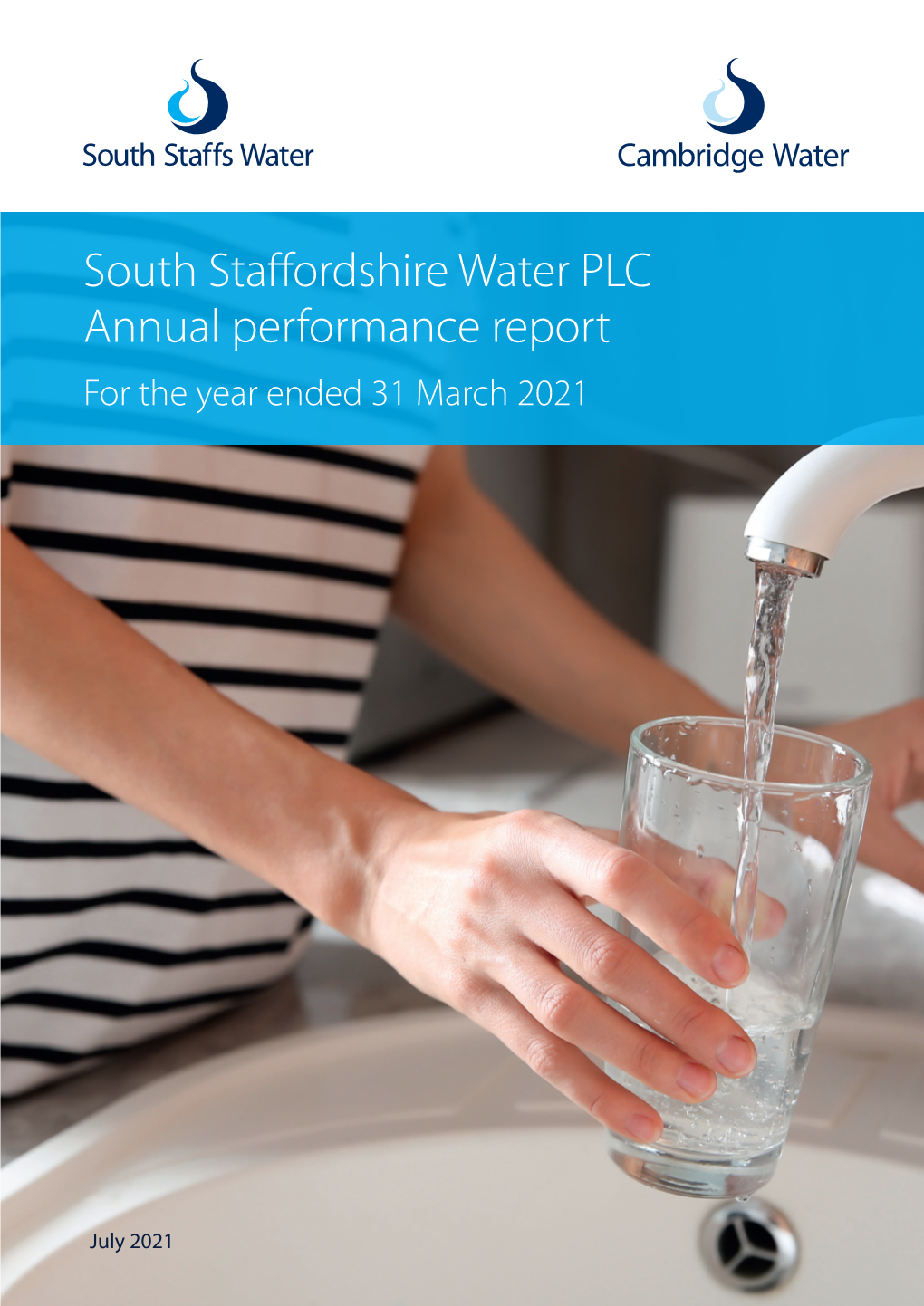 South Staffordshire Water PLC Annual Performance Report for the Year Ended 31 March 2021