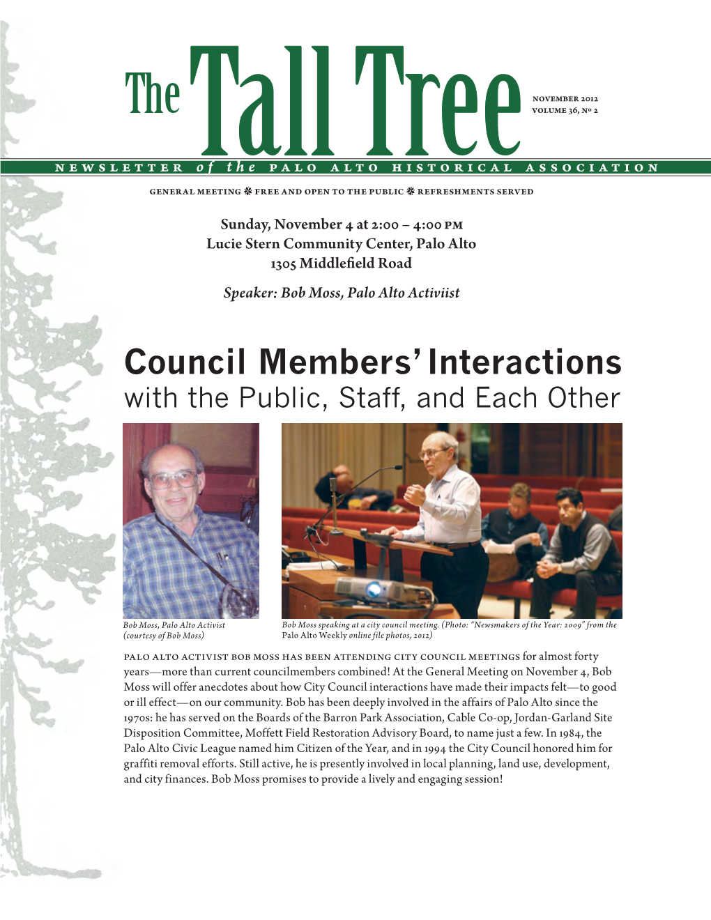 Council Members' Interactions