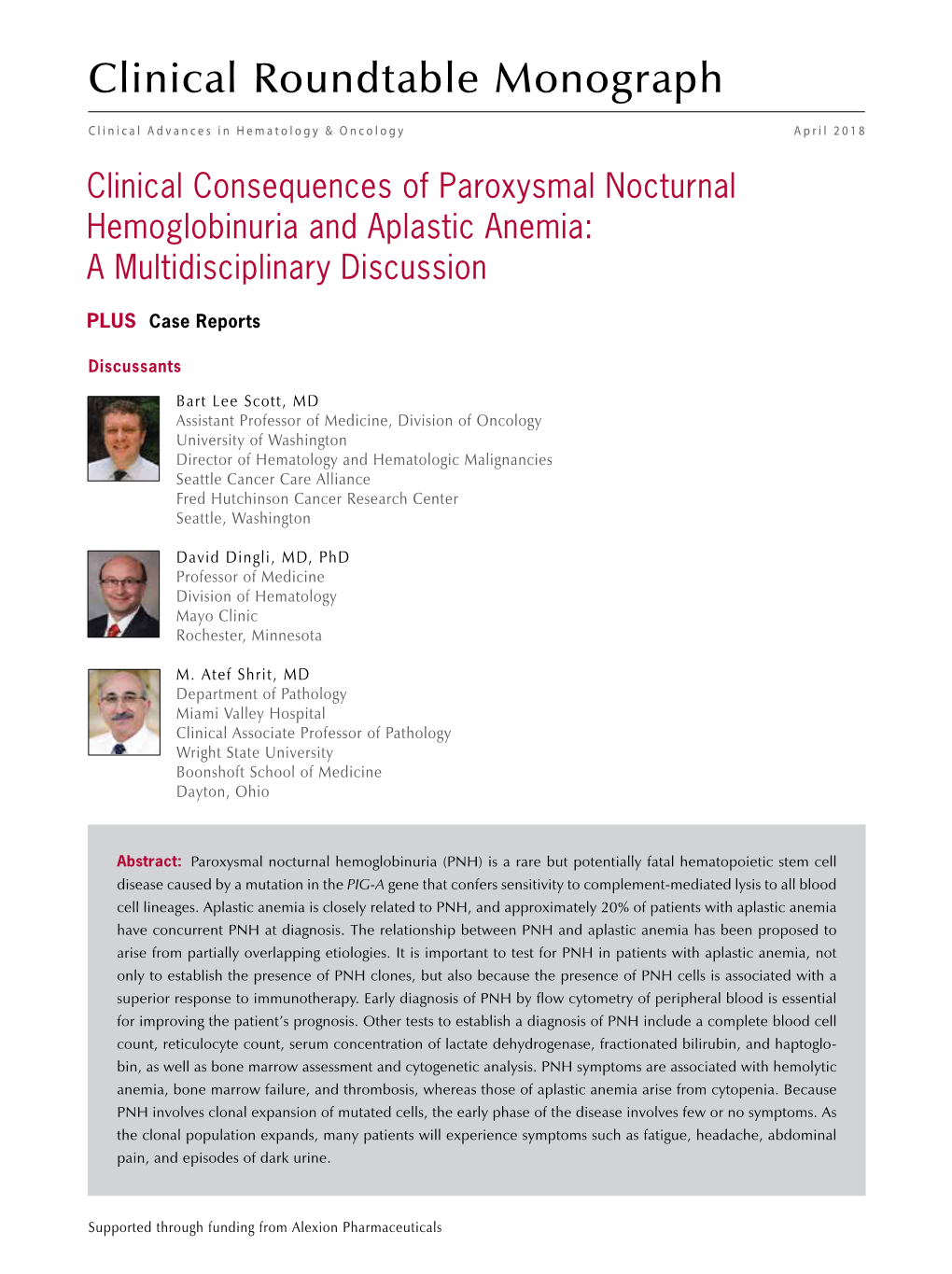 Clinical Roundtable Monograph