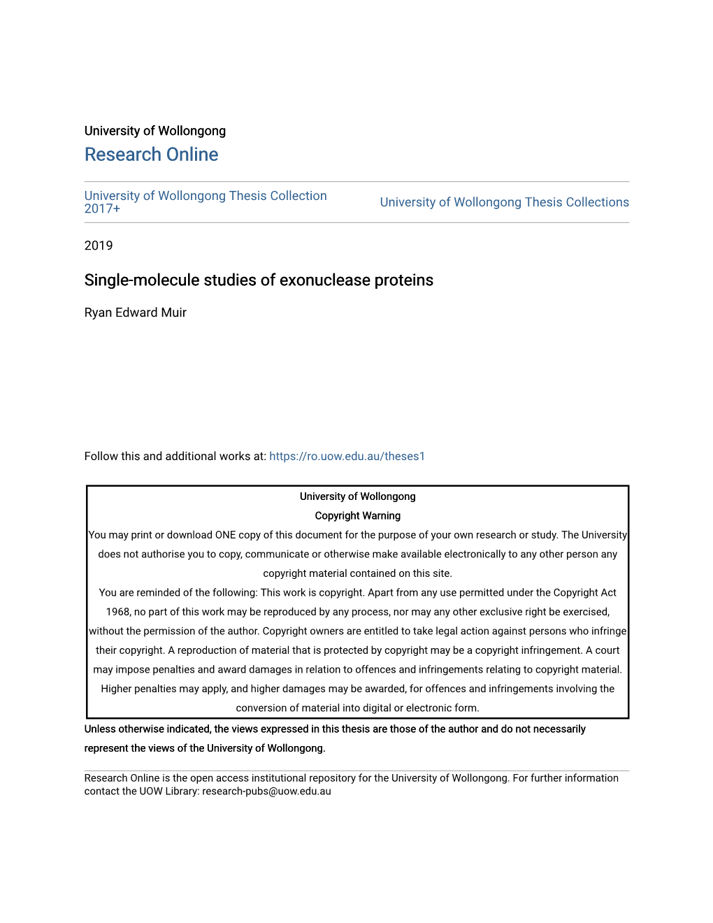 Single-Molecule Studies of Exonuclease Proteins