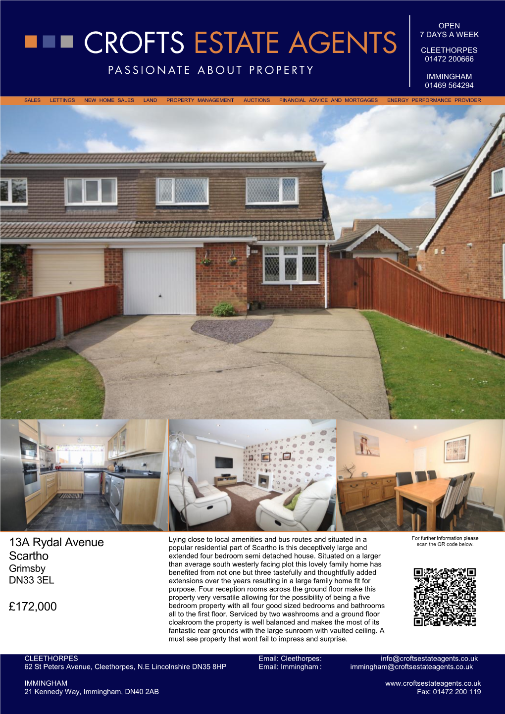 13A Rydal Avenue Scartho £172,000