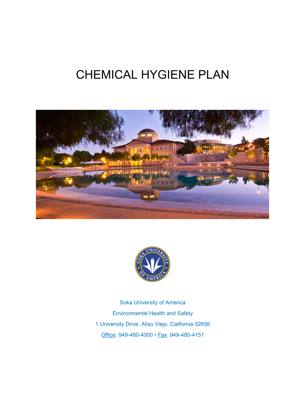 Chemical Hygiene Plan