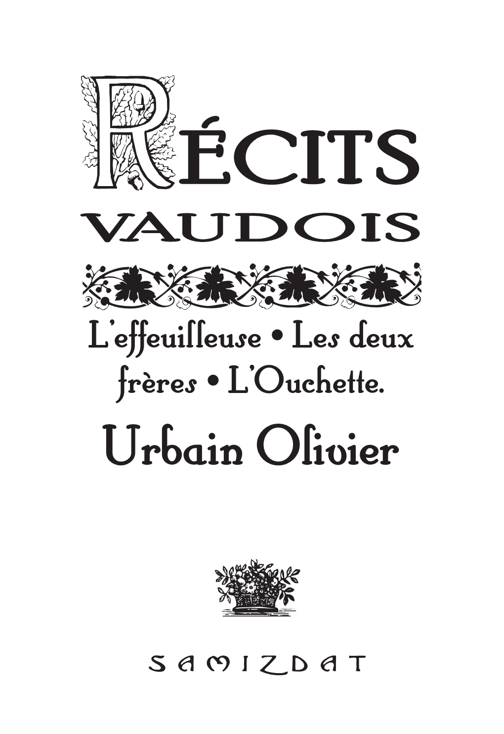 Récits Vaudois