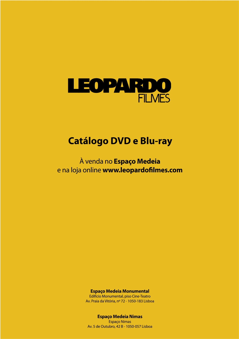 Catálogo DVD E Blu-Ray