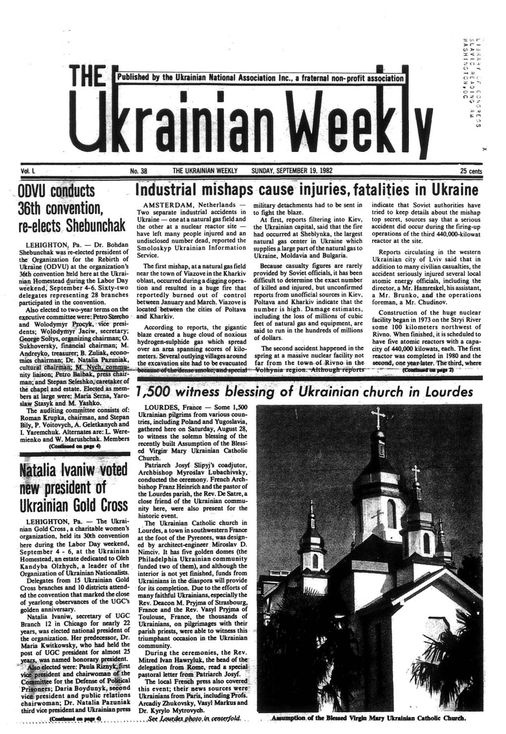 The Ukrainian Weekly 1982, No.38