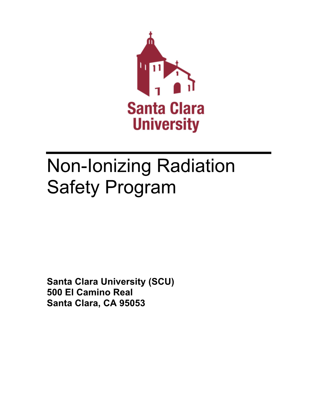 SCU Non-Ionizing Radiation Safety Final.Docx Page 2 of 15