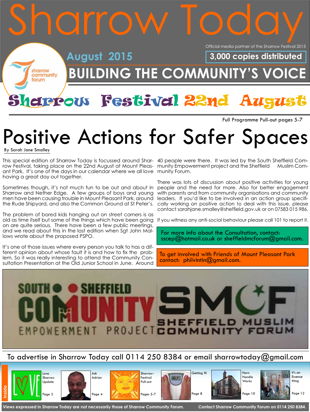 Positive Actions for Safer Spaces by Sarah Jane Smalley