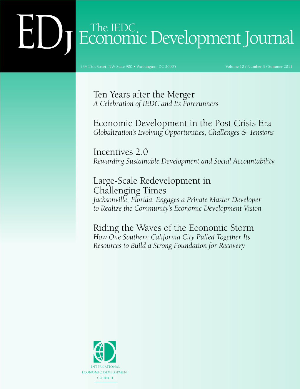 Edjeconomic Development Journal