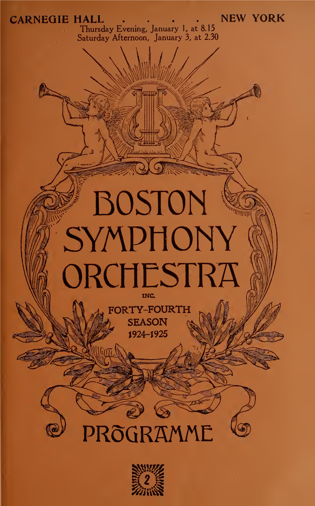 Boston Symphony Orchestra Concert Programs, Season