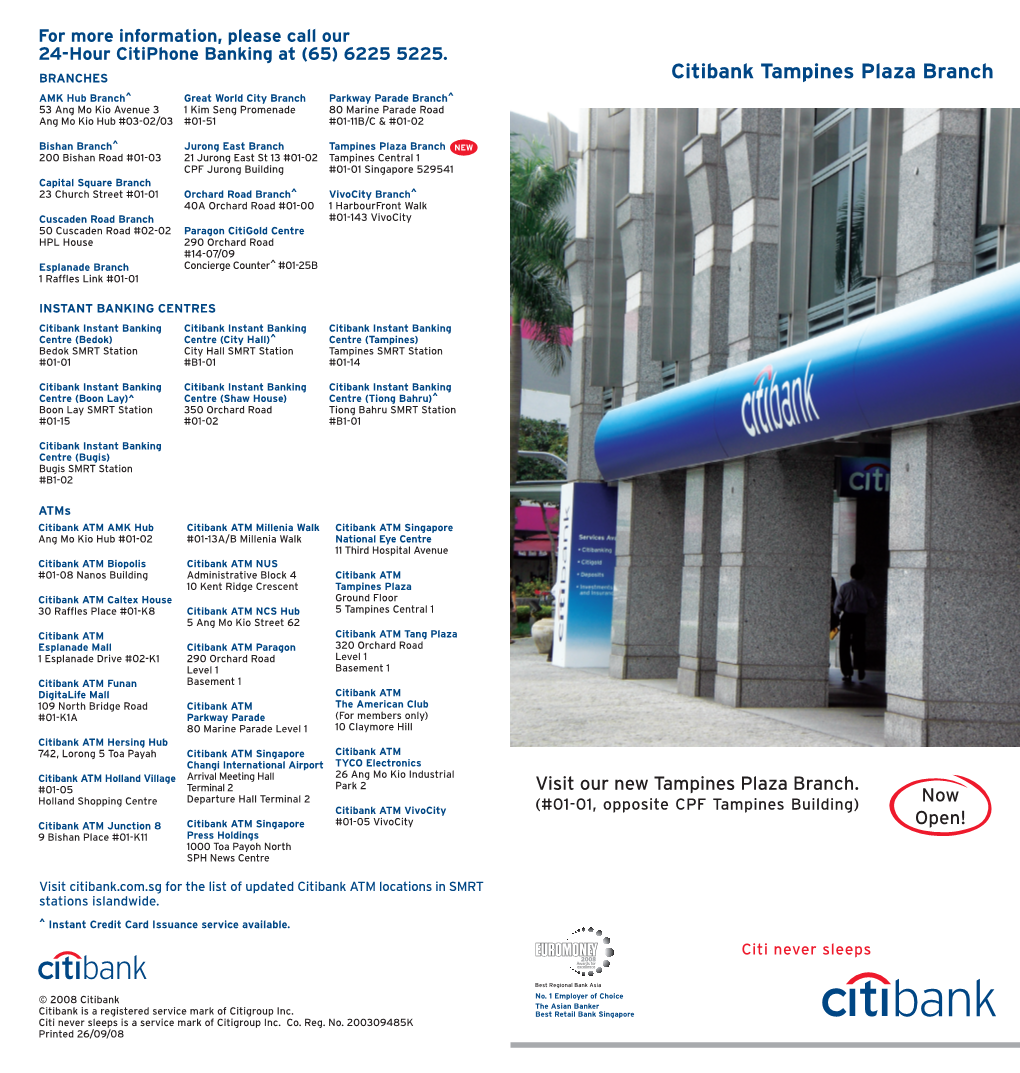 Citibank Tampines Plaza Branch