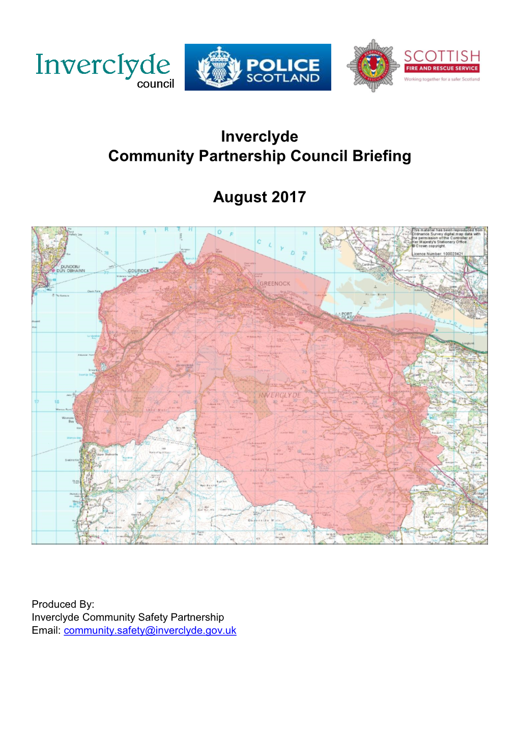 Inverclyde Community Partnership Council Briefing August 2017