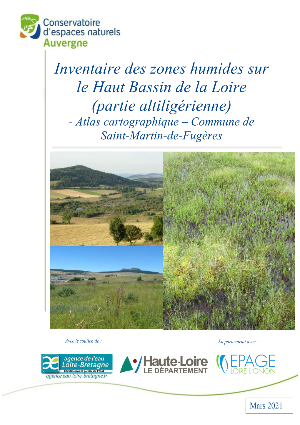 Inventaire Des Zones Humides Sur Le Haut Bassin De La Loire (Partie Altiligérienne) - Atlas Cartographique – Commune De Saint-Martin-De-Fugères