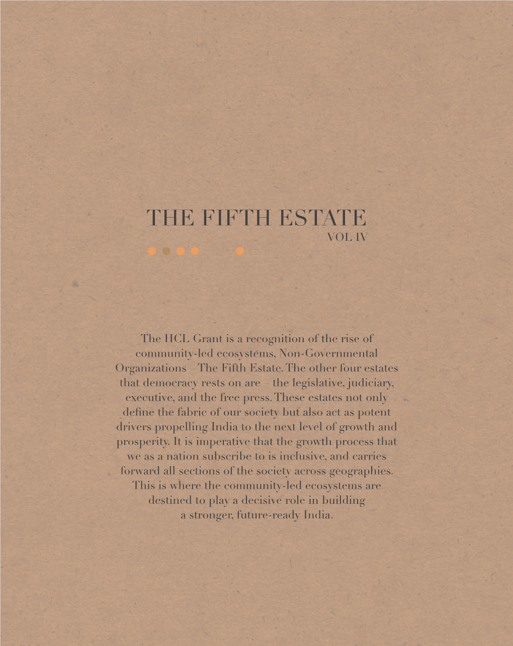 The Fifth Estate Compendium Vol IV