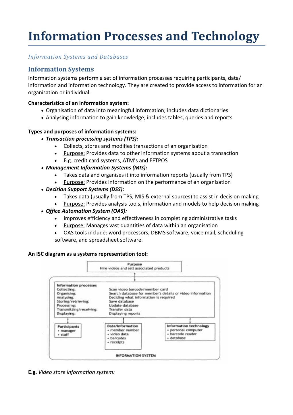 Information Processes and Technology