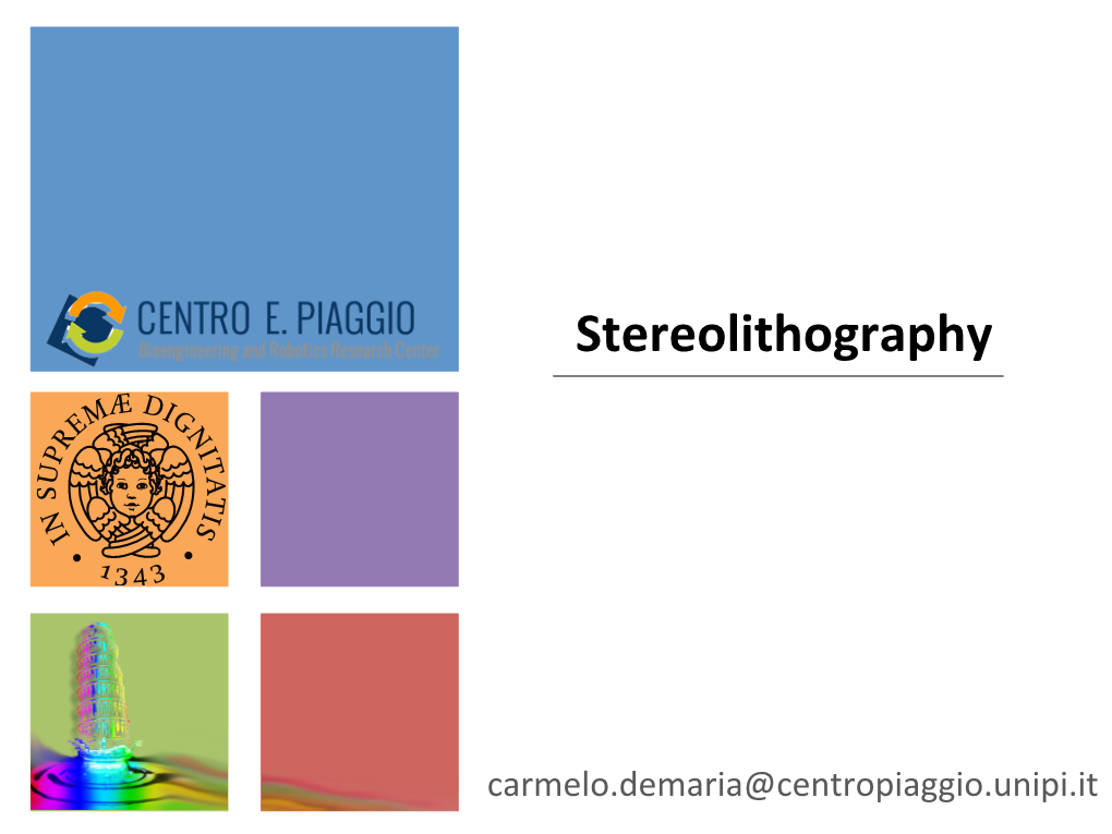 Stereolithography