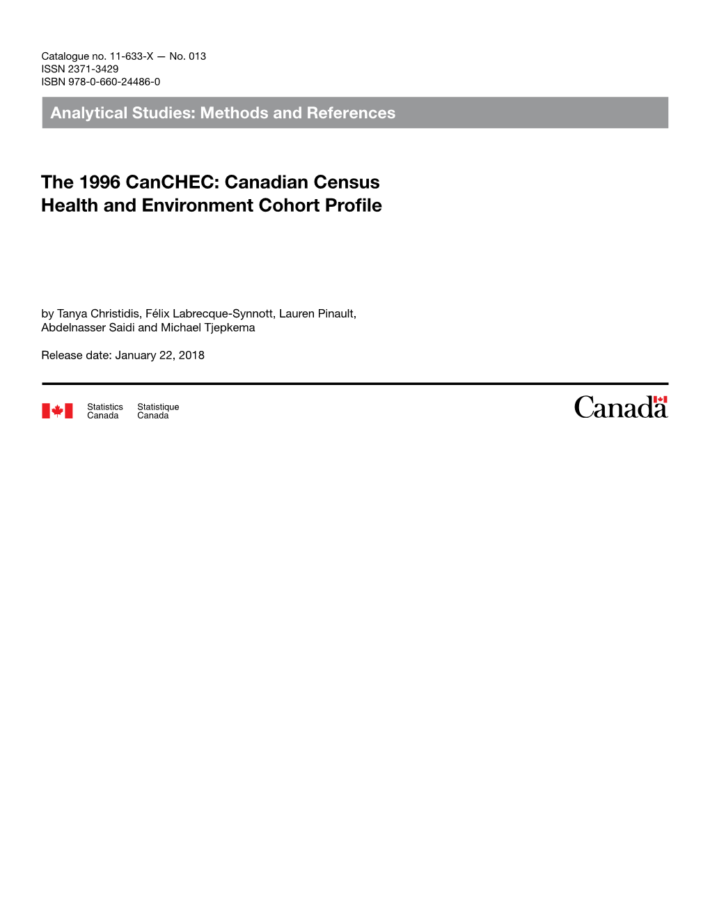Canadian Census Health and Environment Cohort Profile