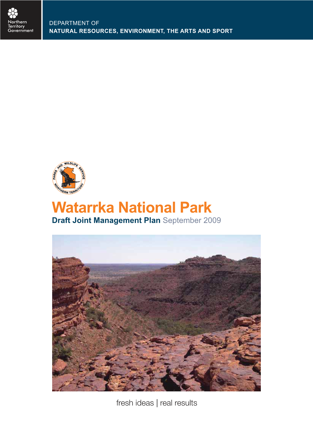 Watarrka DRAFT JM Plan Sept09.Indd