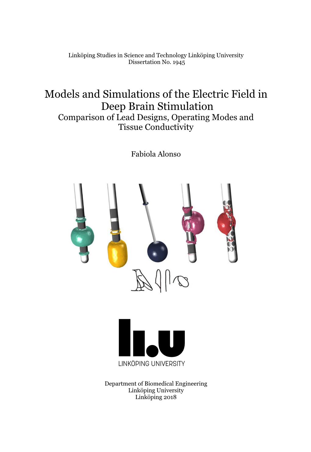 Models and Simulations of the Electric Field in Deep Brain Stimulation Comparison of Lead Designs, Operating Modes and Tissue Conductivity