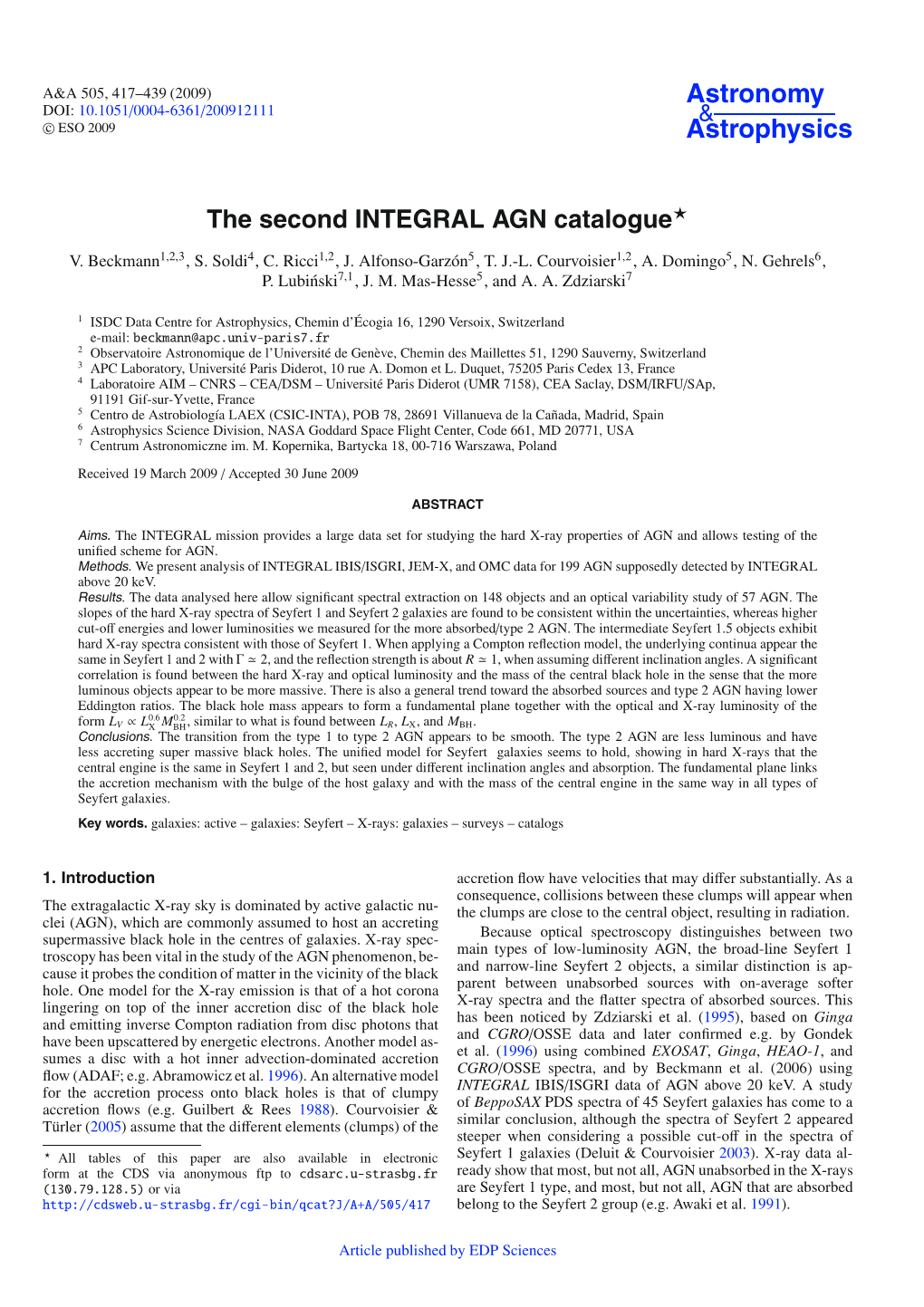 The Second INTEGRAL AGN Catalogue