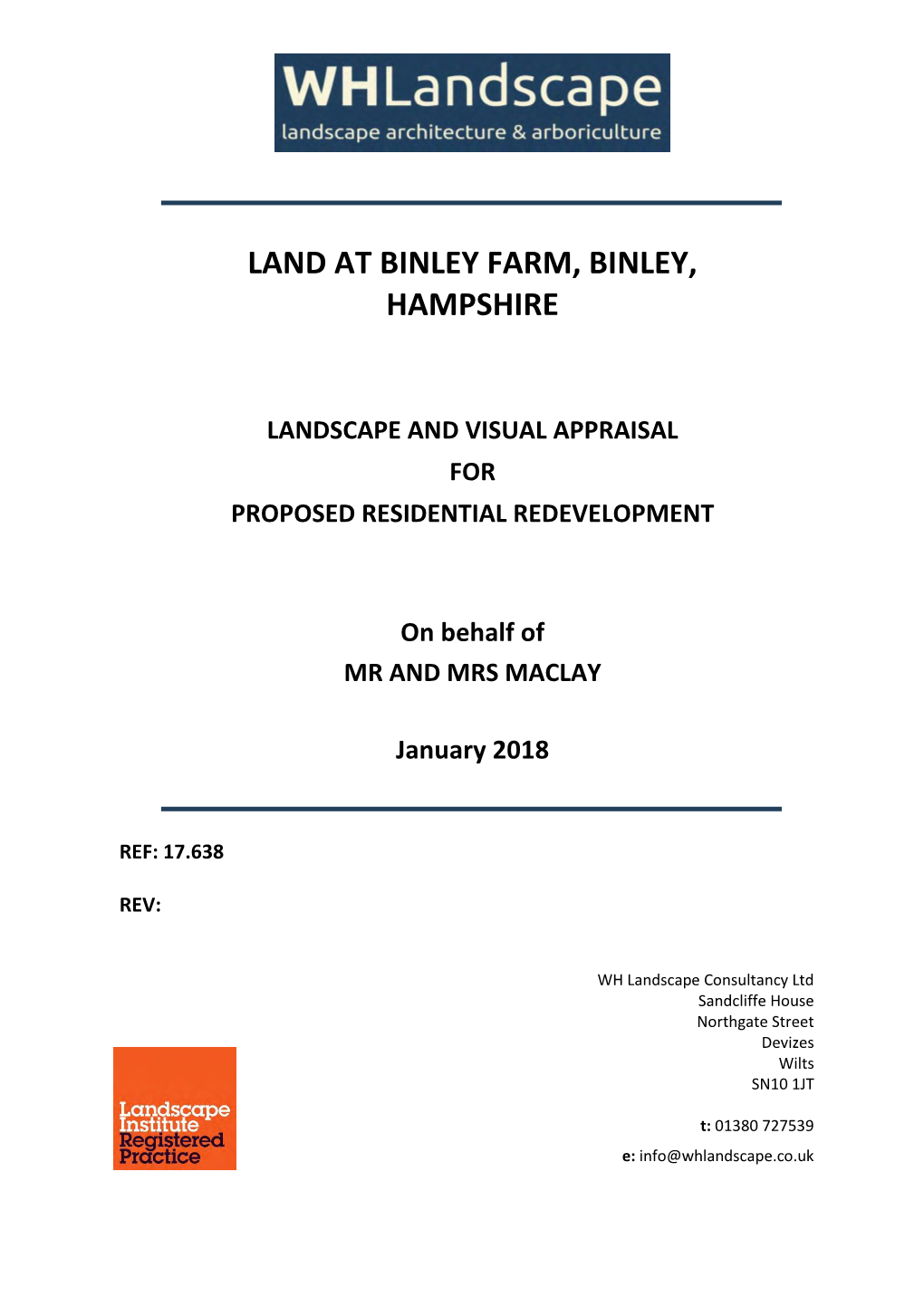 Land at Binley Farm, Binley, Hampshire