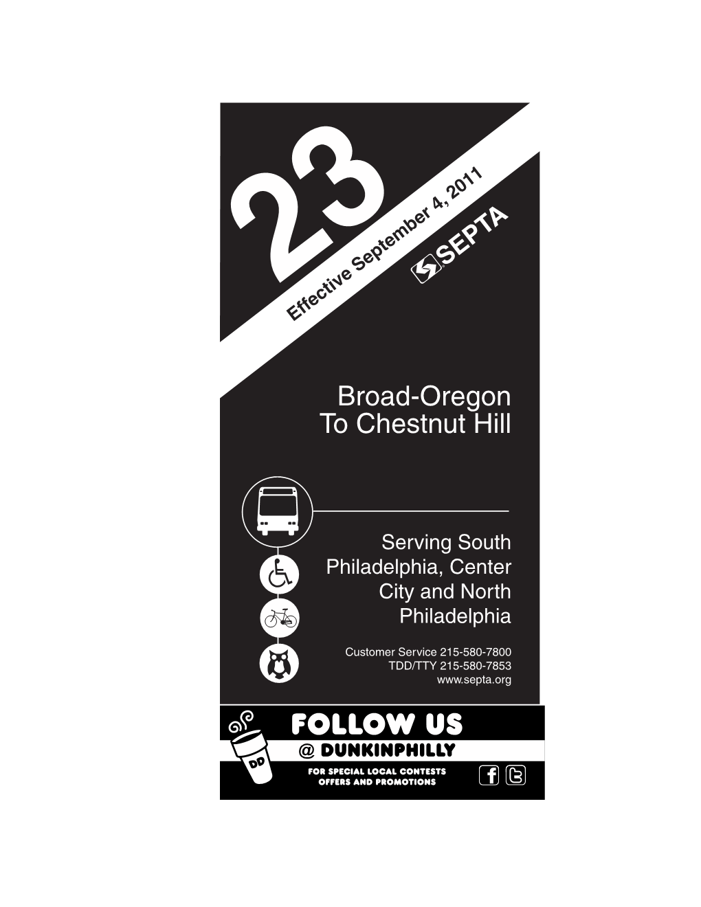 Broad-Oregon to Chestnut Hill