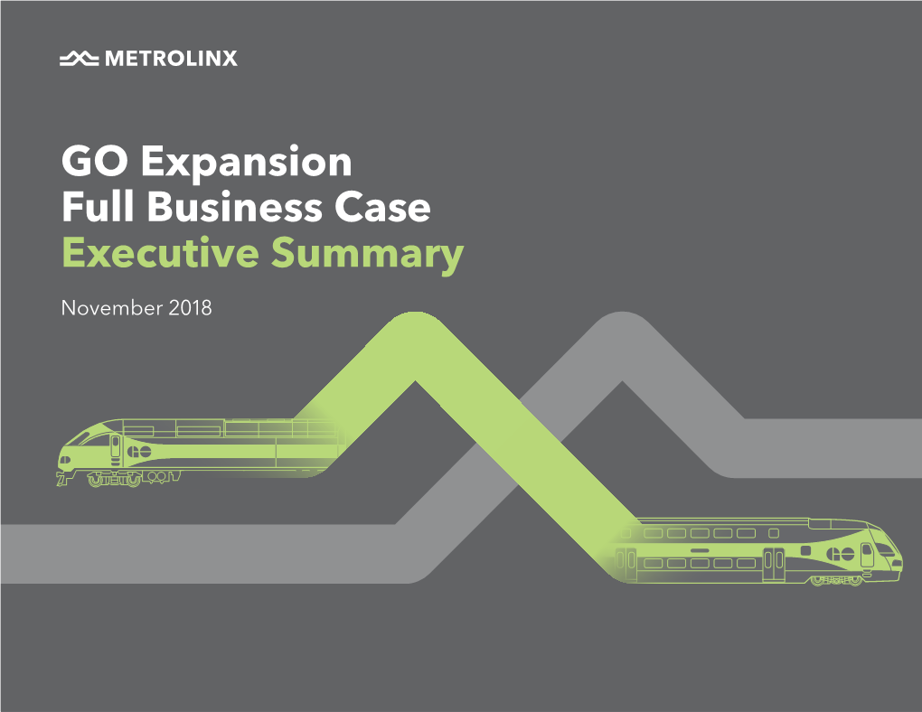 Metrolinx GO Expansion Full Business Case