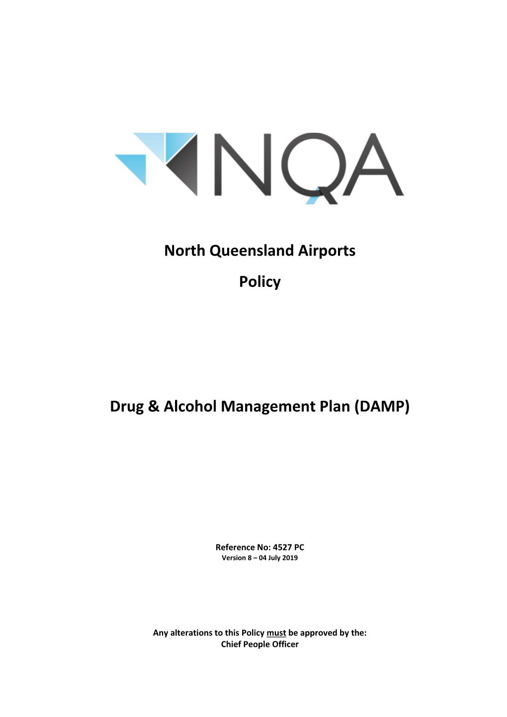 Drug & Alcohol Management Plan